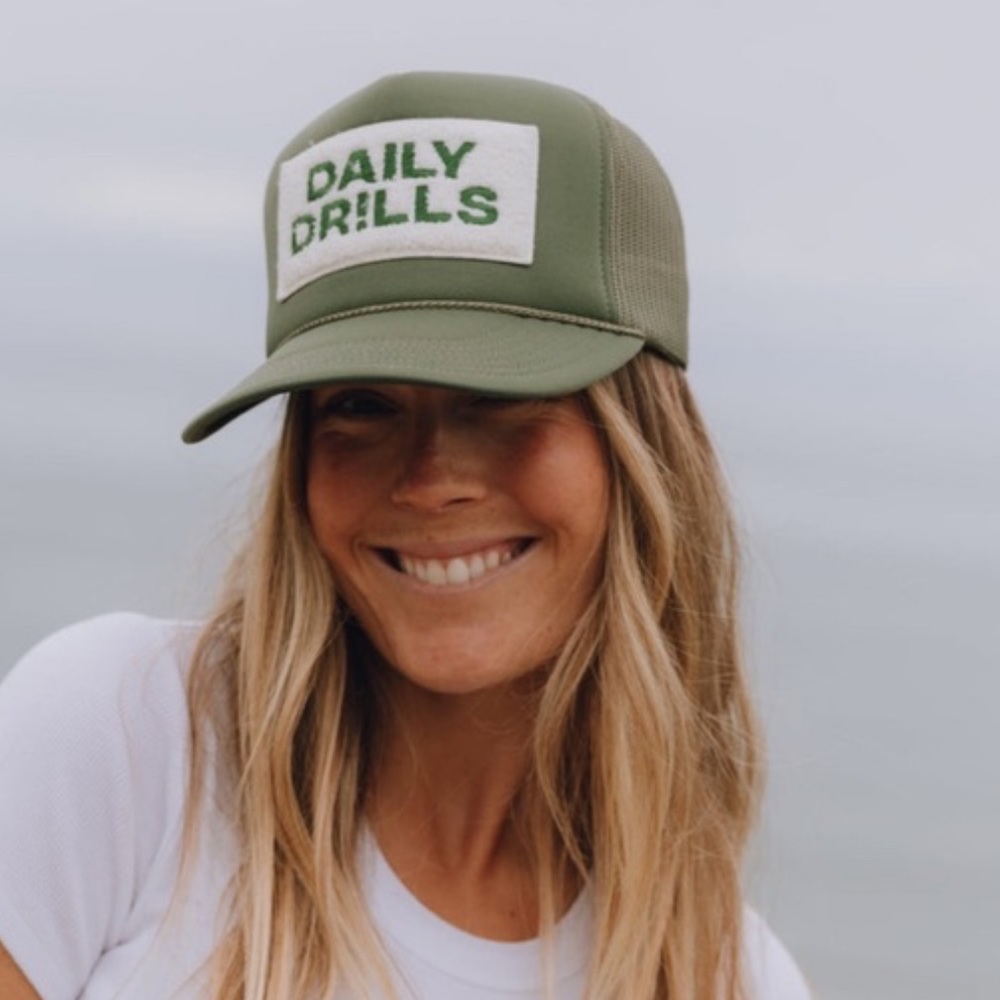 Daily Drills Fuzzy Patch Trucker Hat